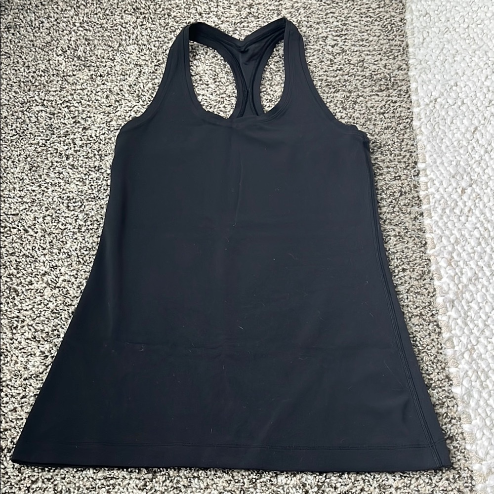 Black Lululemon Racerback Tank Top